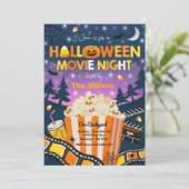 Halloween Night Party Halloween Spooktacular Einladung (Stehend Vorderseite)