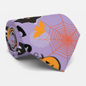Halloween Night Party Trendy Krawatte (Gerollt)