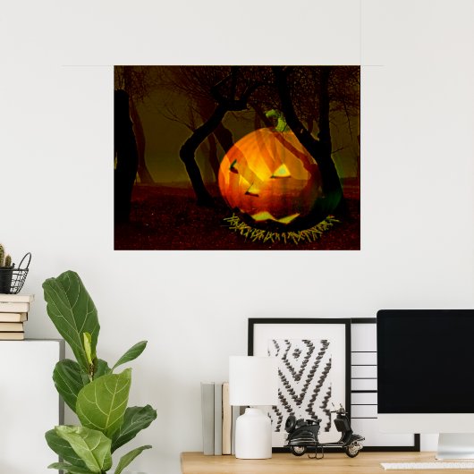 Halloween Night Poster (Heimbüro)