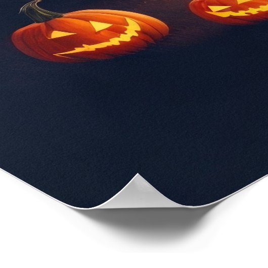 Halloween Night Poster (Ecke)