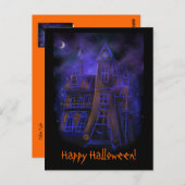Halloween Night Postkarte (Vorne/Hinten)