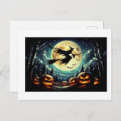Halloween Night, Postkarte (Vorne/Hinten)
