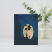 Halloween Night Postkarte (Stehend Vorderseite)