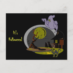 Halloween Night Postkarte