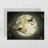 Halloween Night Postkarte (Vorne/Hinten)