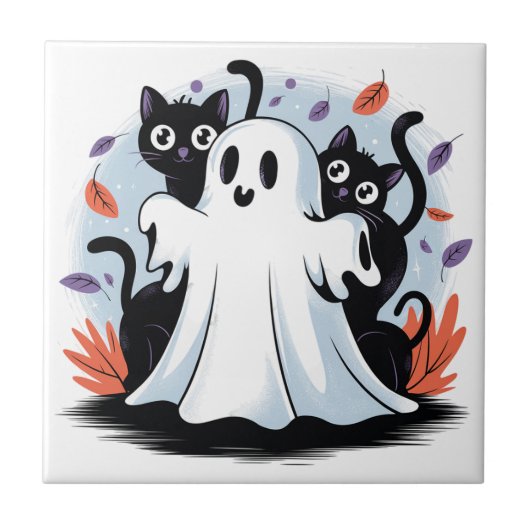 Halloween Night Prowl Fliese (Vorderseite)