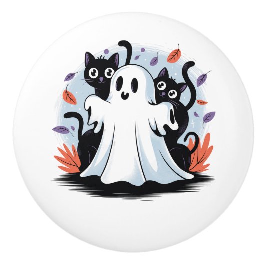 Halloween Night Prowl Keramikknauf (Vorderseite)