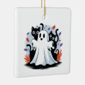 Halloween Night Prowl Keramikornament (Rechts)