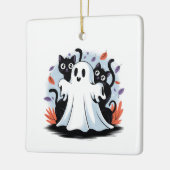 Halloween Night Prowl Keramikornament (Links)