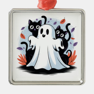 Halloween Night Prowl Ornament Aus Metall