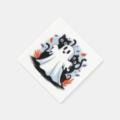 Halloween Night Prowl Serviette (Ecke)