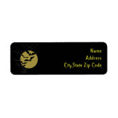 Halloween Night Return Address Label (Vorne)