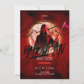 Halloween Night Show Einladung (Vorderseite)
