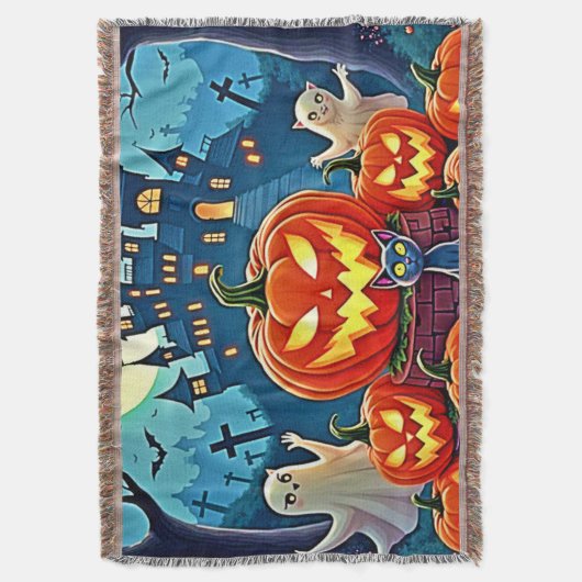 Halloween Night: Spooky Fun Art Decke (Vorderseite Vertikal)
