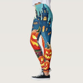 Halloween Night: Spooky Fun Art Leggings (Links)