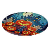 Halloween Night: Spooky Fun Art Schneidebrett (Ecke)