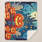 Halloween Night: Spooky Fun Art Sherpadecke (Vorderseite)