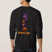 Halloween Night (Spuk Haus) Sweatshirt (Rückseite)