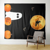 Halloween Night Tapestry Wandteppich (Beispiel (Horizontal))
