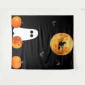 Halloween Night Tapestry Wandteppich (Vorderseite (Horizontal))