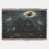 Halloween Night Throw Blanket Decke (Vorderseite)