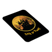 Halloween Night Trick oder Treat Full Moon House Magnet (Rechte Seite)