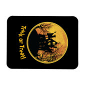 Halloween Night Trick oder Treat Full Moon House Magnet (Horizontal)