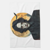 Halloween Night - Vampire Rising Geschirrtuch (Vertikal)