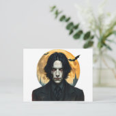 Halloween Night - Vampire Rising Postkarte (Stehend Vorderseite)