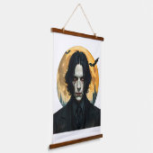 Halloween Night - Vampire Rising Wandteppich Mit Holzrahmen (Gewinkelt)