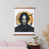 Halloween Night - Vampire Rising Wandteppich Mit Holzrahmen (Schlafzimmer)