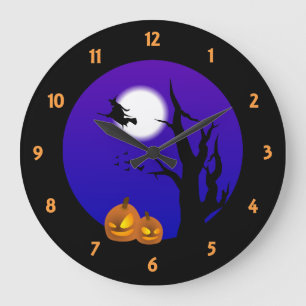 Halloween Night Wall Uhr