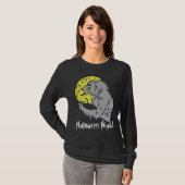 Halloween Night Werewolf Long Sleeve T - Shirt (Vorne ganz)
