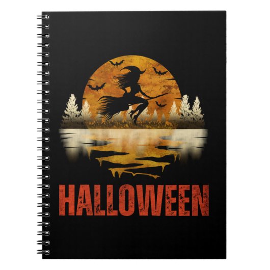 HALLOWEEN NIGHT WITCH NOTIZBLOCK (Vorderseite)