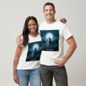 Halloween Night Witz Ghost Black Erntedank T-Shirt (Unisex)