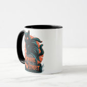 Halloween Nightmare Between Horror and Fantasy Tasse (Vorderseite Links)