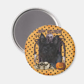 Halloween Nightmare - Cairn Terrier - Rosco Magnet (Vorderseite/Rückseite)