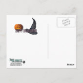 Halloween Nightmare - Dackel - Winston Postkarte (Rückseite)