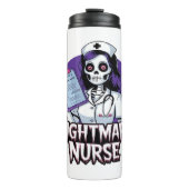 Halloween Nightmare Nurse Classic T - Shirt Thermosbecher (Vorderseite)