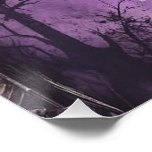 Halloween "No Tricks Just Leckereien" Poster (Ecke)