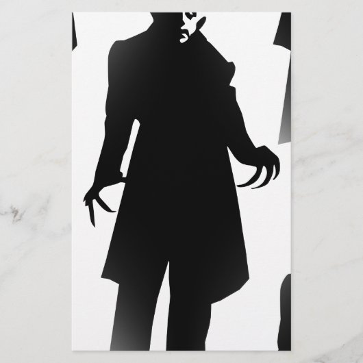 Halloween Nosferatu Briefpapier (Vorderseite)