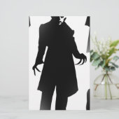 Halloween Nosferatu Briefpapier (Stehend Vorderseite)