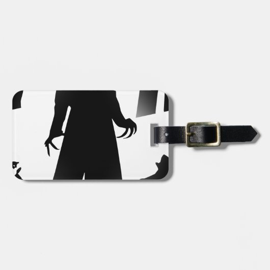 Halloween Nosferatu Gepäckanhänger (Vorderseite horizontal)