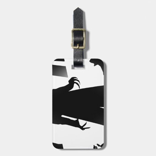 Halloween Nosferatu Gepäckanhänger (Vorderseite vertikal)