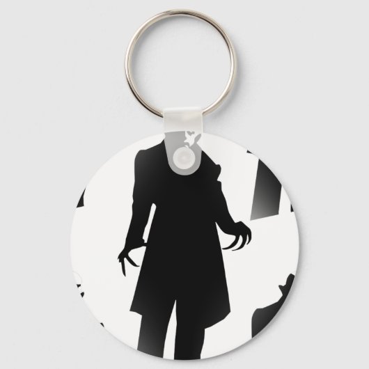 Halloween Nosferatu Schlüsselanhänger (Vorderseite)