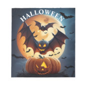 Halloween Note Pad Notizblock (Vorderseite)