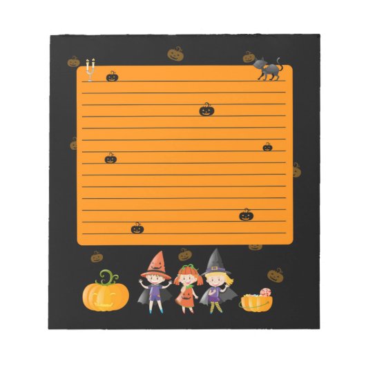 Halloween Note Pad Notizblock (Vorderseite)