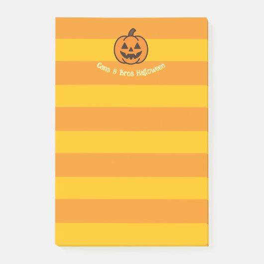 Halloween-Note Post-it Klebezettel (Vorderseite)