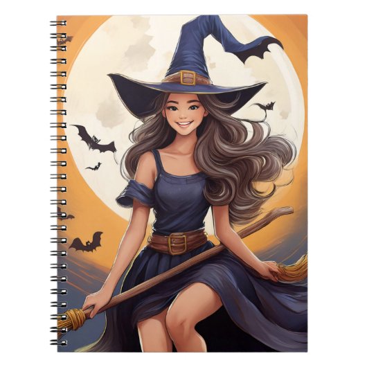 Halloween-Notebook 6,5 x 8,75 Zoll Notizblock (Vorderseite)