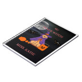Halloween notebook for intuitive women notizblock (Linke Seite)